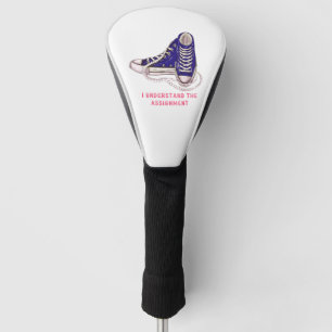 Couvre-club De Golf Je comprends l'affectation Blue Basket Art