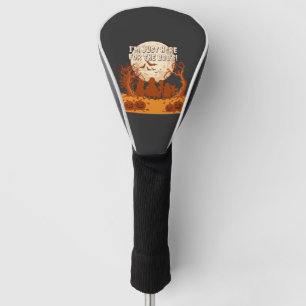 Couvre-club De Golf Je suis juste ici Boos Halloween Enfants Silhouett