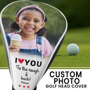 Couvre-club De Golf Je t'aime jusqu'aux cailloux et retour Nom de la p