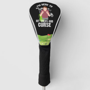 Couvre-club De Golf Je viens ici à frapper l'arbre et malédiction Funn