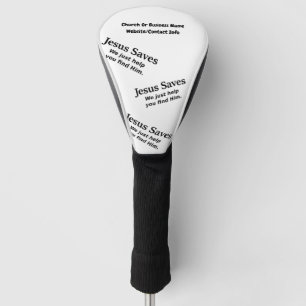 Couvre-club De Golf Jésus économise - nous vous aidons juste à le