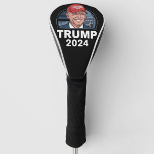 Couvre-club De Golf Joe Biden portant un chapeau Trump
