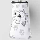 Couvre-club De Golf Joli Bull Terrier 2 (Tourné à 90°)