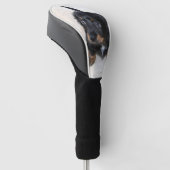 Couvre-club De Golf Joli Chien chiot noir Dachshund (Incliné)