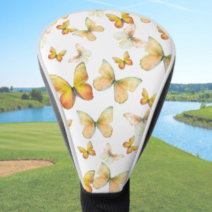 Couvre-club De Golf Joli couvre- tête de golf en forme de papillon ora