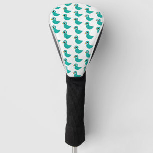 Couvre-club De Golf Joli oiseau bleu
