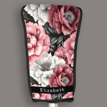 Jolie Pivoine Rose et Blanche Personnalisée
