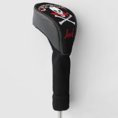 Couvre-club De Golf Jolly roger personnalisé (Cutlass) (Incliné)