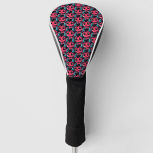 Couvre-club De Golf Jouer Red Devil - Dessin, Caractère, Rouge, Kawai
