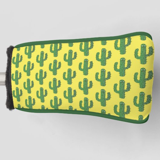 Couvre-club De Golf Jour des morts heureux Cactus Patterned (Devant)