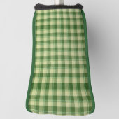 Couvre-club De Golf Journée de la Saint Patrick à Plaid Vert (Tourné à 90°)