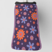 Couvre-club De Golf Joyeuses Fleurs Rétro mignonnes les années 70 Hipp (Tourné à 90°)