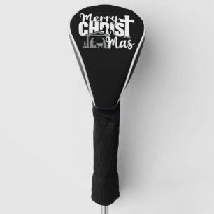 Couvre-club De Golf Joyeux Christ Mas chrétien Noël Jésus Famille