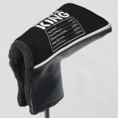 Couvre-club De Golf Junetten Black King Faits nutritionnels Melanin (Devant 3/4)