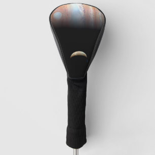 Couvre-club De Golf Jupiter Géant Gaz Planète & Io Galilée Lune