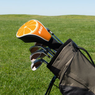 Couvre-club De Golf Jus de citron frais orange