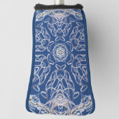 Couvre-club De Golf Kaleidoscope Bleu clair, Blanc, Étoile simple (Tourné à 90°)