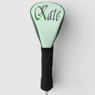 Couvre-club De Golf "Kate" Floral Lavande Nom Kate,