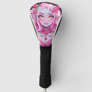 Couvre-club De Golf Kawaii Pinkcore Imaginaire Demon Anime Girl