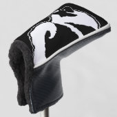 Couvre-club De Golf Keeshond Graphics - Cute Original Chig Art (Devant 3/4)