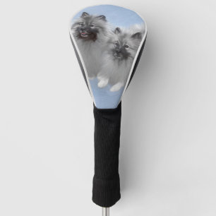 Couvre-club De Golf Keeshond Paire de Kees Peinture Art animal origina