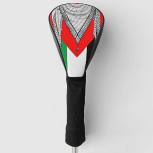 Couvre-club De Golf Keffiyeh Écharpe palestinienne tissu traditionnel