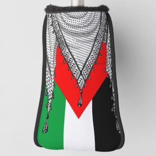 Couvre-club De Golf Keffiyeh Écharpe palestinienne tissu traditionnel