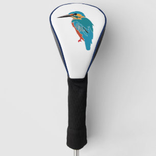 Couvre-club De Golf Kingfisher Bird Art