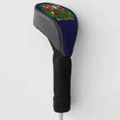 Couvre-club De Golf Kitty et chiot, Happy XMas (Incliné)
