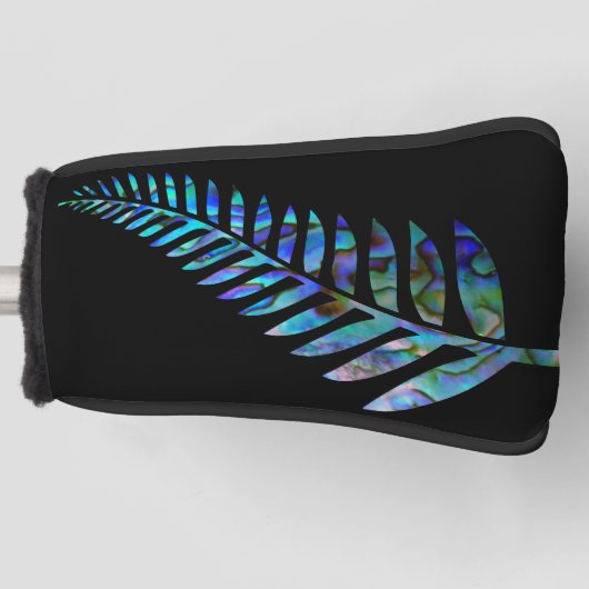 COUVRE-CLUB DE GOLF KIWI NEW ZEALAND FERN PAUA (Devant)