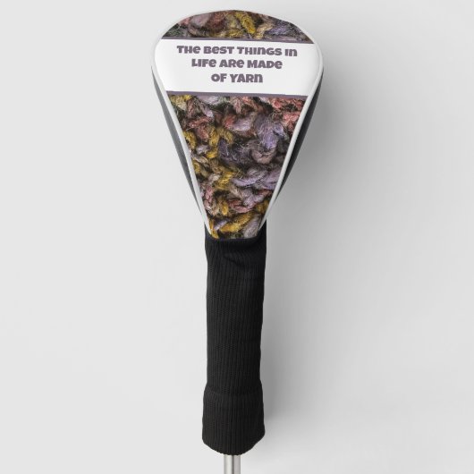 Couvre-club De Golf Knitter Crochet Crafty Colorful Loisir (Devant)