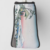 Couvre-club De Golf Koishikawa Tea House View Mt Fuji par Hokusai (Tourné à 90°)