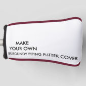 Couvre-club De Golf La coutume a personnalisé la couverture rouge de (Devant)