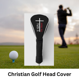 Couvre-club De Golf La foi dans le sang Croix chrétienne