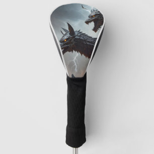 Couvre-club De Golf La foudre Cyborg Wolves