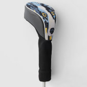 Couvre-club De Golf La frontière Portrait de chien Collie 003 - Sable  (Incliné)