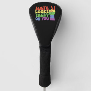 Couvre-club De Golf La haine LGBT a l'air ringarde sur toi, Fierté Gro