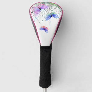Couvre-club De Golf La joie du printemps - Les papillons colorés vole