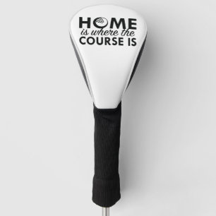 Couvre-club De Golf La maison est où se trouve le parcours
