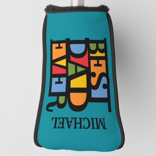 Couvre-club De Golf La MEILLEURE couverture nommée TOUJOURS faite sur (Tourné à 90°)