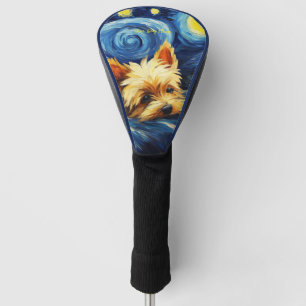 Couvre-club De Golf La nuit étoilée - Yorkshire Terrier Dog 003 - Qia