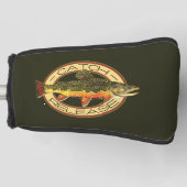 Couvre-club De Golf La pêche à la truite de ruisseau (Devant)