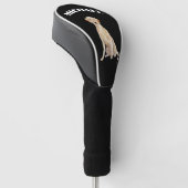 Couvre-club De Golf Labrador Chien noir personnel (Incliné)