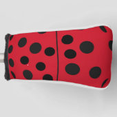 Couvre-club De Golf Lady Bug Red et Black Design (Devant)
