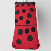 Couvre-club De Golf Lady Bug Red et Black Design (Tourné à 90°)