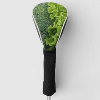 Couvre-club De Golf Laitue et brocoli frais