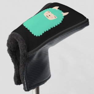 Couvre-club De Golf Lama d'Emoji heureux