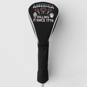Couvre-club De Golf L'Amérique qui déchire depuis 1776 Horreur patriot