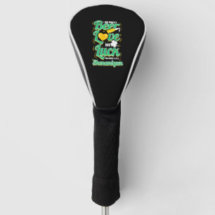 Couvre-club De Golf L'Amour De La Bière Et La Chance Et Shenanigan Sur