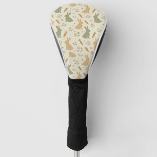 Couvre-club De Golf Lapin mignon et motif Cottage Carotte (4)
